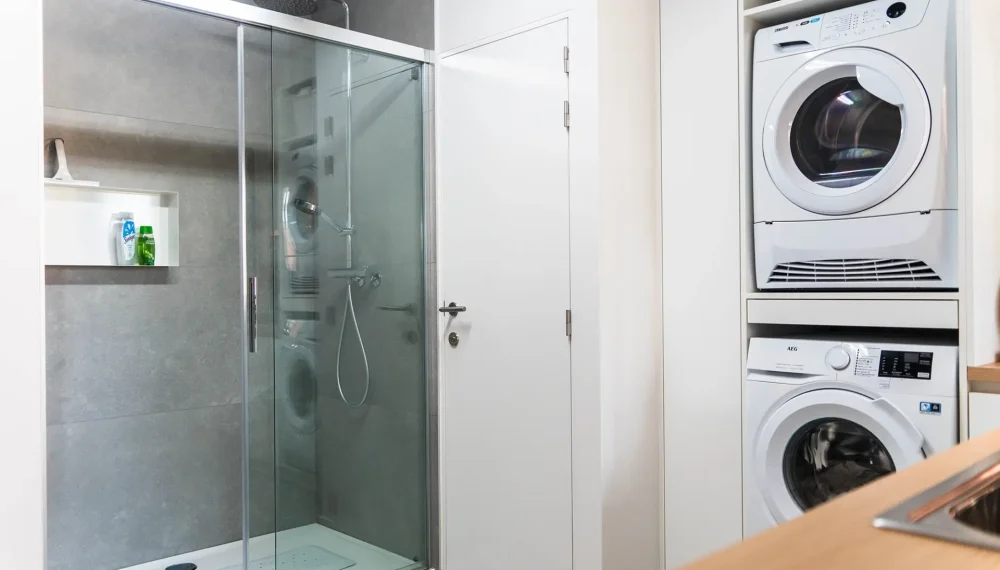 Badkamer, wc en berging in Zonhoven