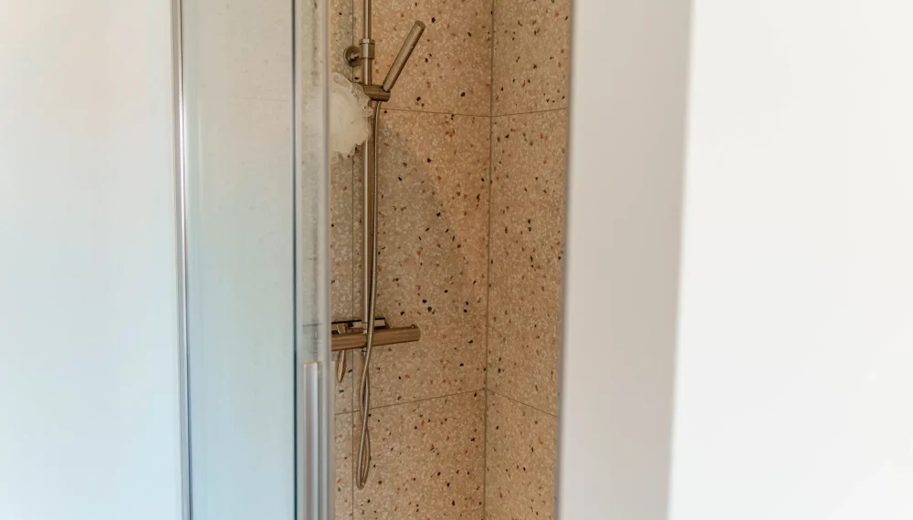 Groene badkamer in Hasselt