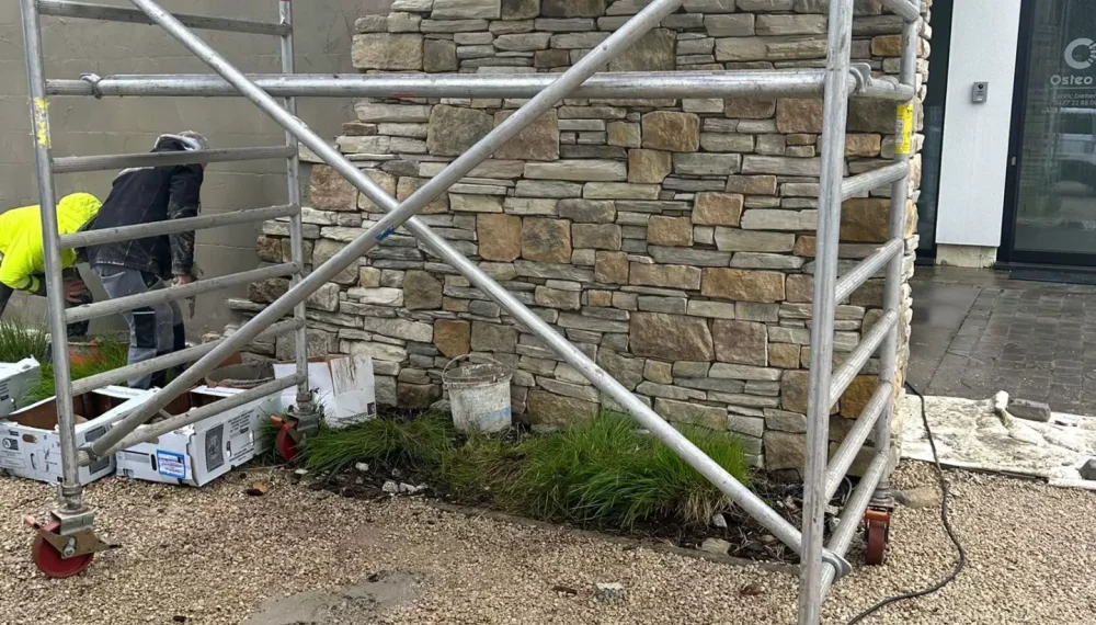 Gevelrenovatie in natuursteen